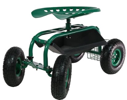 best garden cart with seat for seniors