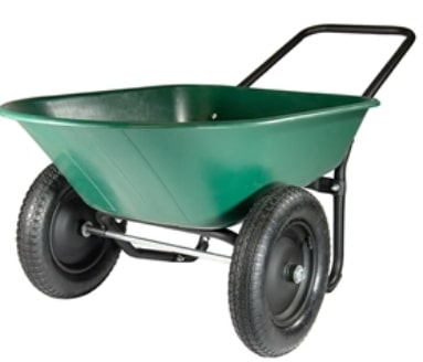Plastic Garden Cart With Two Wheels